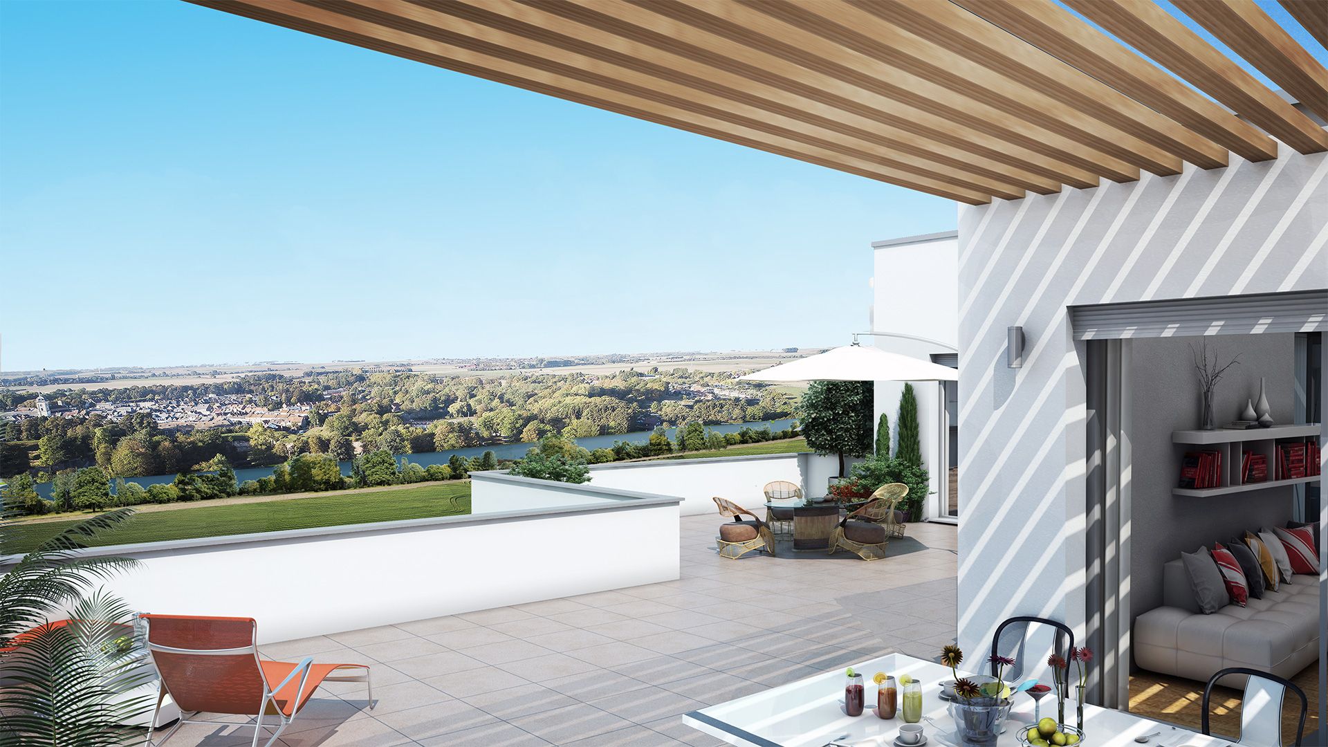 AKITA Promotion Immobilière - Le Domaine des Fleurs - Appartements neufs à Scy-Chazelles - Vue extérieure